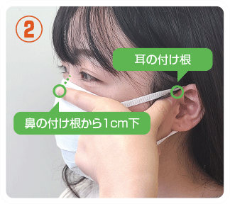 マスクサイズの測り方－オリジナルプリントマスク作成【キラメック.com】